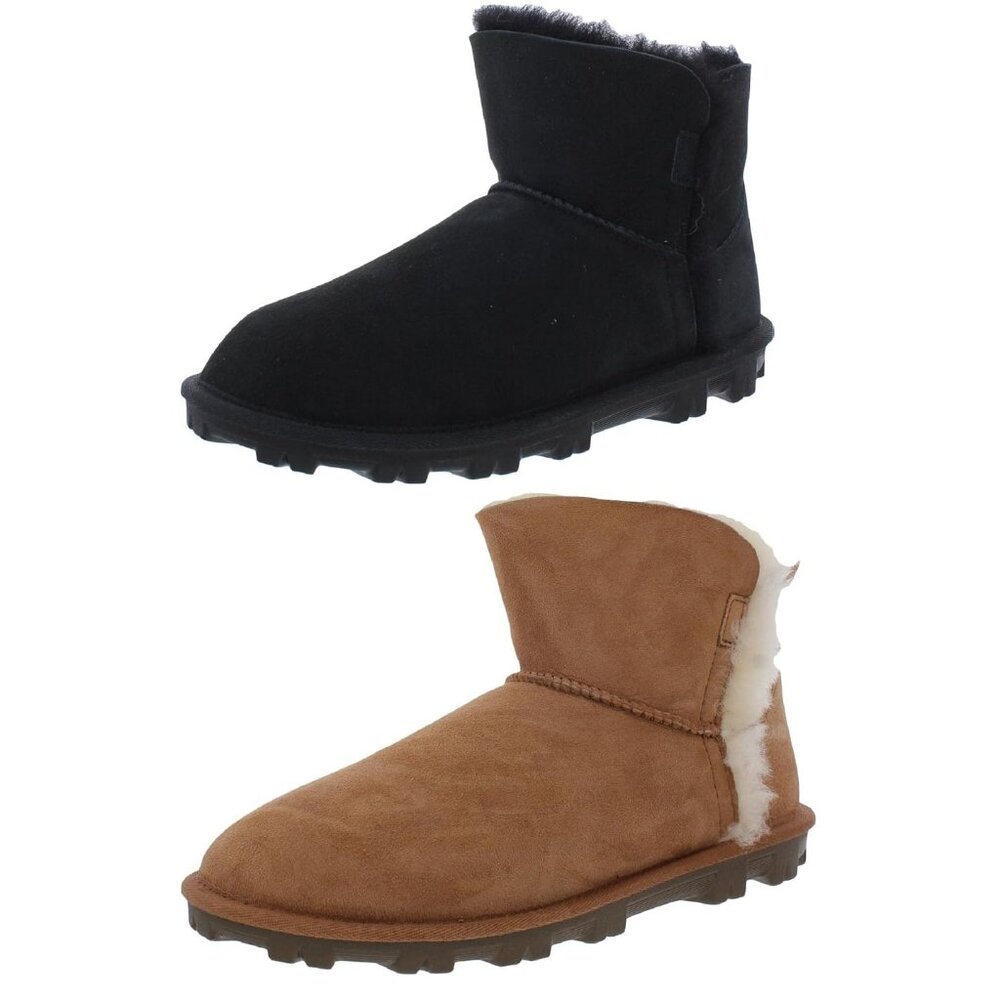 NWT Kirkland Signature Women's Shearling Short Boot Sizes 6-7 $60 3SH072